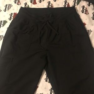 Black scrub pants